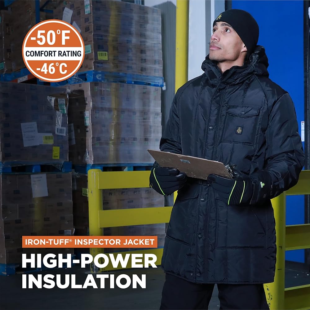 Amazon.com: RefrigiWear Men's Iron-Tuff Inspector Jacket